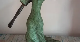 Exposition d'art : Objets d'Afrique, peintures et bronzes