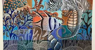 Exposition de peinture Hélène de St-Do et sculpture Robert Berjaud