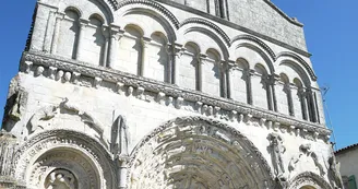 Circuit VTT N25 du Trefle Vignoble du Cognac voie romaine eglises romanes Nobla 8