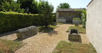 Circuit VTT N25 du Trefle Vignoble du Cognac voie romaine eglises romanes Nobla 11