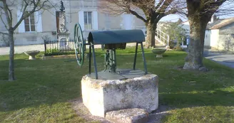 Circuit VTT N25 du Trefle Vignoble du Cognac voie romaine eglises romanes Nobla 15