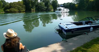 Circuit VTC N1 Salignac sur Charente bourg Flow Velo Port du Lys fleuve Charente 2